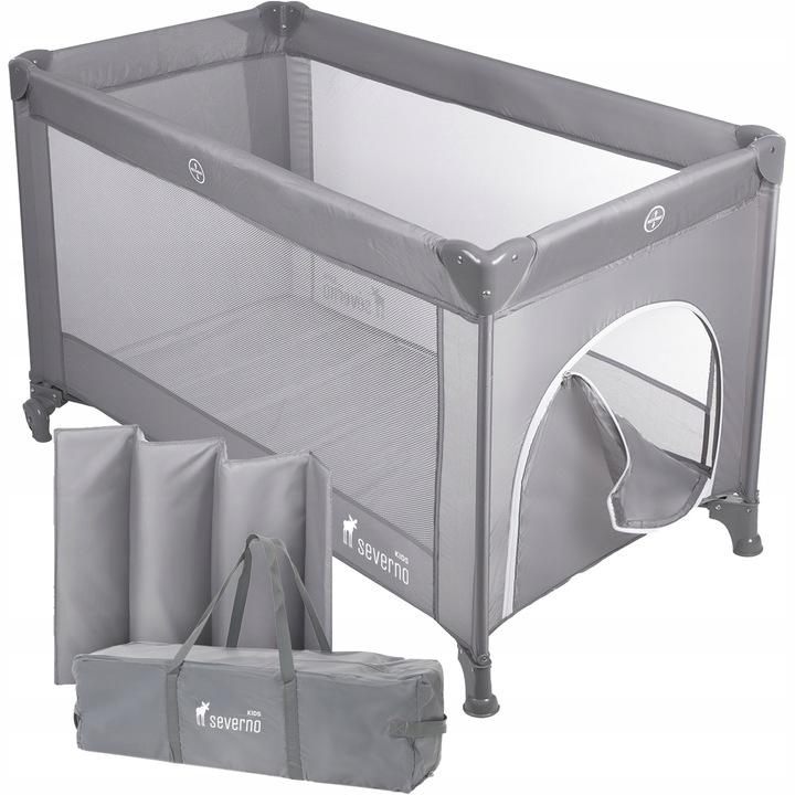 ŁÓŻECZKO TURYSTYCZNE SKŁADANE KOJEC DLA DZIECKA PREMIUM + MATERAC I TORBA