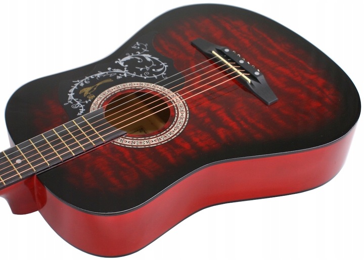 GITARA AKUSTYCZNA ZESTAW DLA POCZĄTKUJĄCYCH 81/P