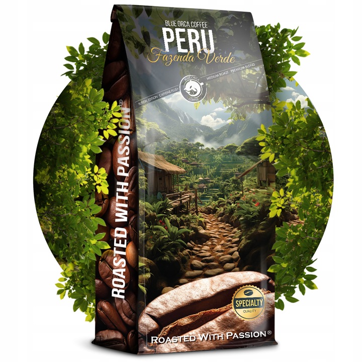 Kawa ziarnista 1kg PERU FAZENDA VERDE Fusion Edition Blue Orca +
