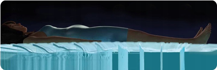 MATERAC DMUCHANY WELUROWY 191x99x25 INTEX 64101