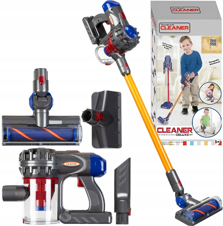 ODKURZACZ PIONOWY DLA DZIECI BEZPRZEWODOWY Z FUNKCJĄ SSANIA DŹWIĘKIEM 4w1