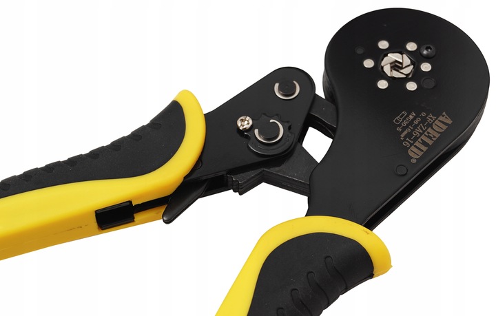 ZACISKARKA PRASKA DO TULEJEK KONEKTORÓW KABLI SZEŚCIOKĄTNA 0,08-16 mm2