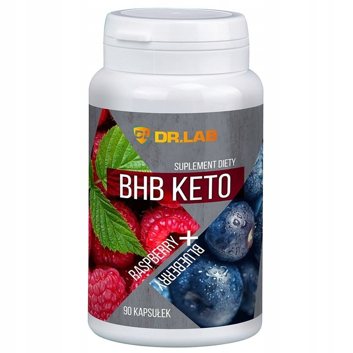 SPROSZKOWANE OWOCE MALINY I BORÓWKI AMERYKAŃSKIEJ BHB KETO 90 KAPS KETONY