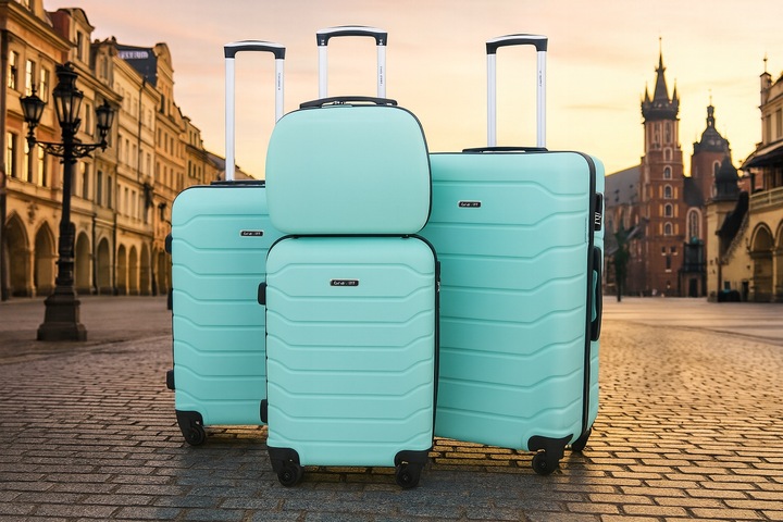 ZESTAW WALIZEK 4w1 WALIZKA PODRÓŻNA NA KÓŁKACH GRAVITT 931