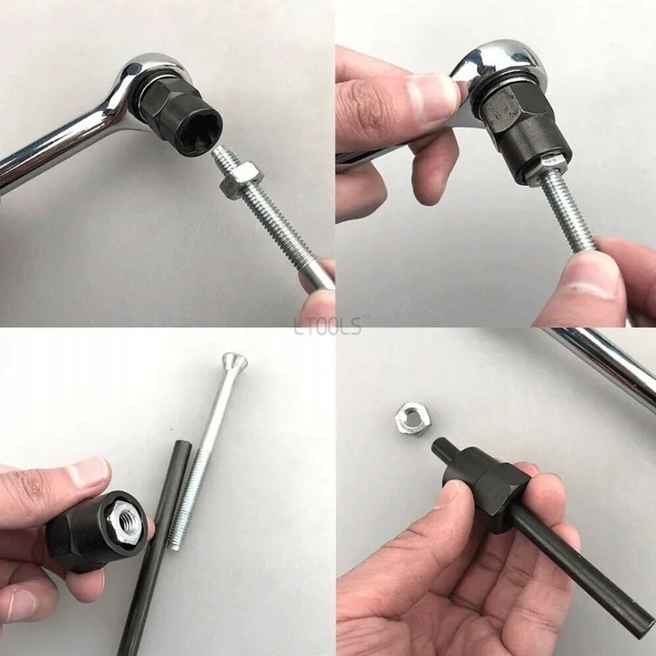 NASADKI DO USZKODZONYCH OBROBIONYCH ZERWANYCH ŚRUB NAKRĘTEK 9-19mm