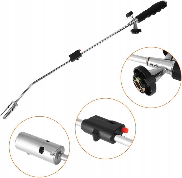 WYPALARKA DO CHWASTÓW GAZOWY PALNIK DŁUGI +5 x GAZY ALPEN CAMPING