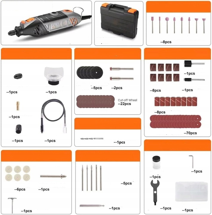 MINI SZLIFIERKA DO SZLIFOWANIA DREWNA METALU FREZARKA WIELOFUNKCYJNA