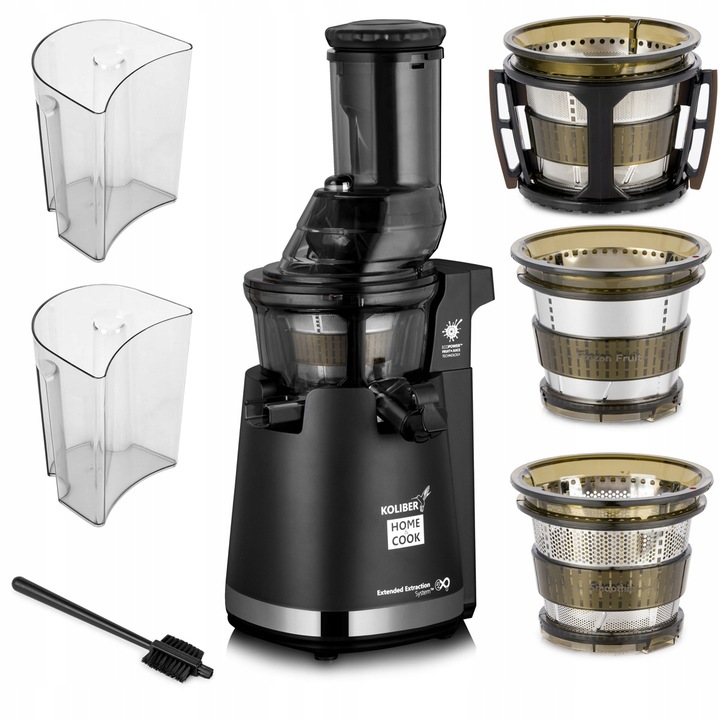 WYCISKARKA WOLNOOBROTOWA X-650-W 3w1 DO SOKÓW WARZYW OWOCÓW 3 FILTRY