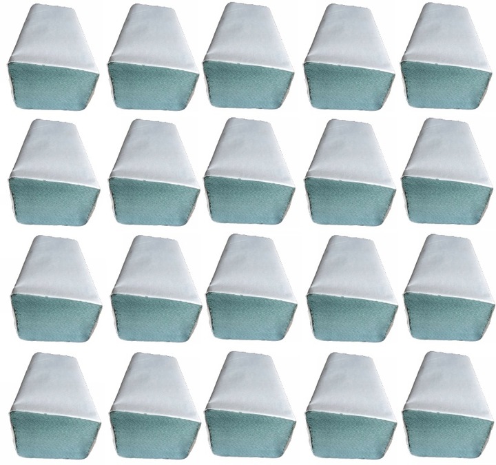 Ręcznik papierowy ZZ ZIELONY, II Kategorii, 4000 listków 1 KARTON 2W