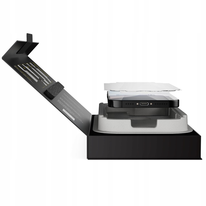 SZKŁO HARTOWANE DO IPHONE 16 PRO MAX Z APLIKATOREM QUICKFIT - 2 SZTUKI