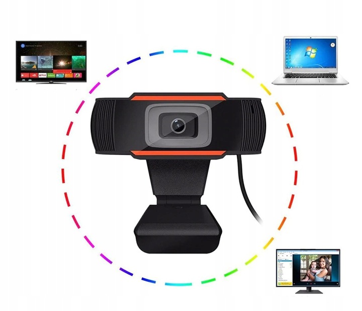 Kamerka Kamera INTERNETOWA PC FHD 1080P MIKROFON