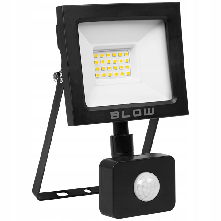 HALOGEN LAMPA LED NAŚWIETLACZ REFLEKTOR CZUJNIK RUCHU ZMIERZCHU 20W