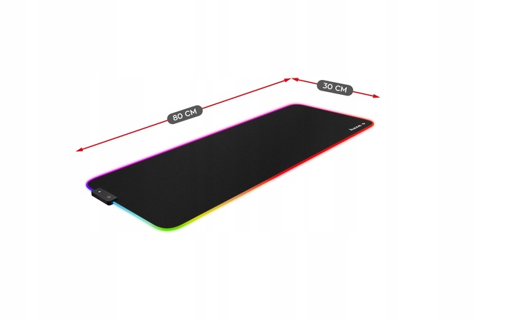 Podkładka pod MYSZ KLAWIATURĘ Huzaro Mousepad 1.0 XL RGB