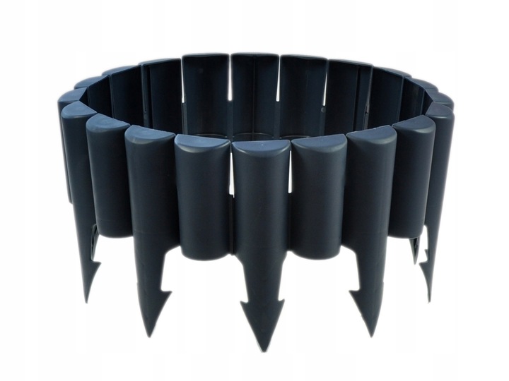 PALISADA OGRODOWA - UV- WYSOKA Wytrzymała Płotek Ogrodowy Obrzeże - Brązowa