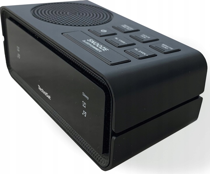 RadioBudzik Zegar Radio Tuner FM TechniSat DigiClock Budzik LED Duże