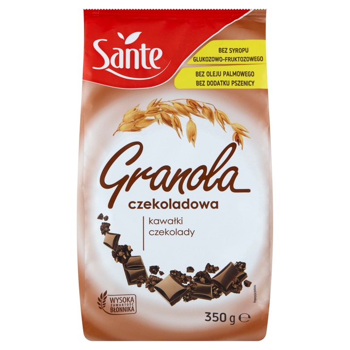 6 x Sante Granola Czekoladowa 350g