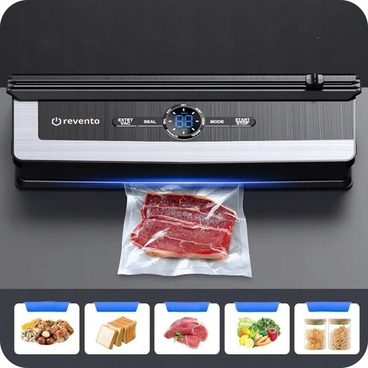 ZGRZEWARKA PRÓŻNIOWA DO ŻYWNOŚCI + WORKI - PAKOWARKA PRÓŻNIOWA DO