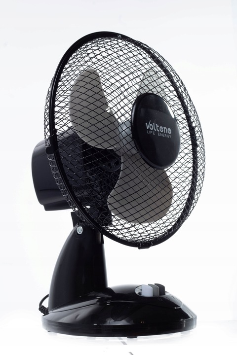 WENTYLATOR WIATRAK STOŁOWY STOJĄCY BIURKOWY OSCYLACJA CICHY MOCNY