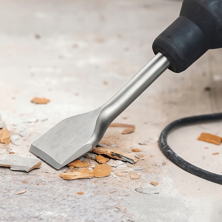 DŁUTO SDS PLUS SZEROKIE ODGIĘTE PODGIĘTE DO BETONU PŁYTEK SDS+