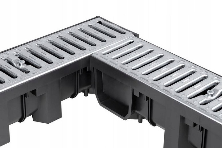 ODWODNIENIE LINIOWE GARAŻU A15 1,5t KORYTKO GRUBY RUSZT METAL H105