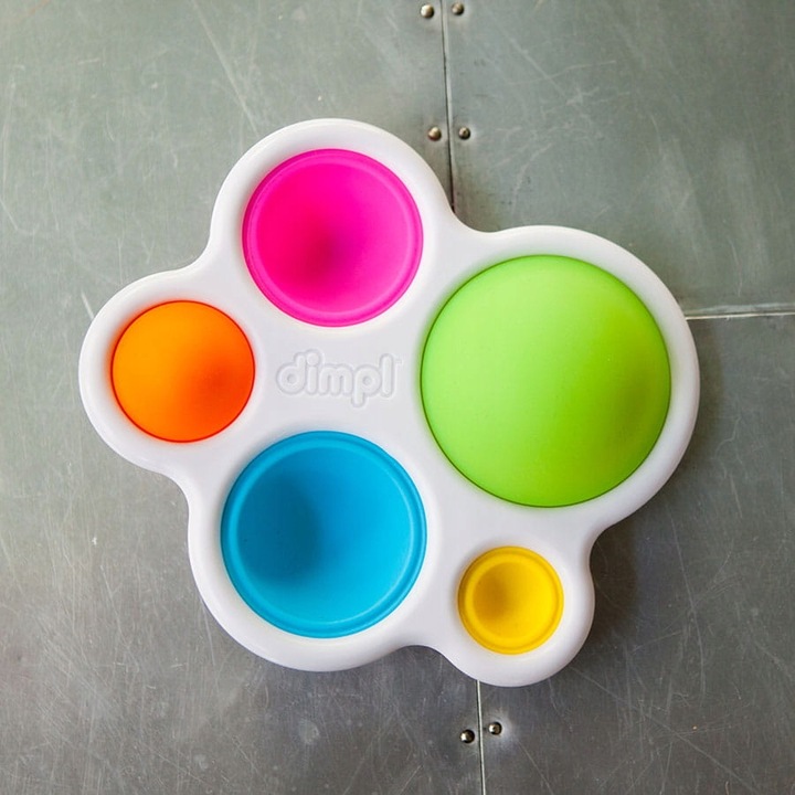 Bąbelki Dimpl Kolorowe POP PUSH Fat Brain Toys