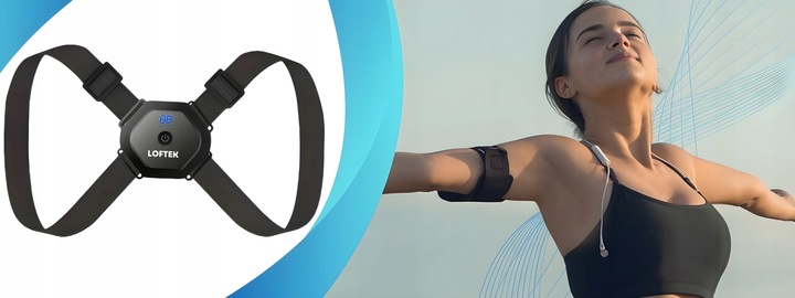 Korektor Postawy Inteligentny Pajączek USB na Plecy dla Dzieci i