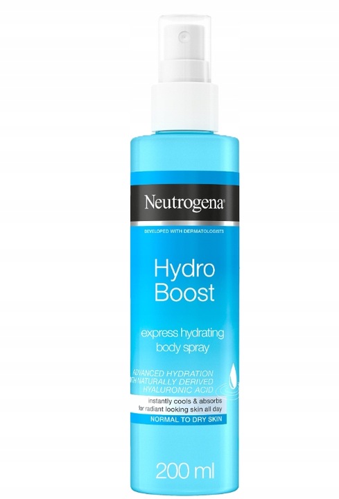 Balsam w sprayu do ciała z kwasem hialuronowym Neutrogena Hydro Boost 200ml
