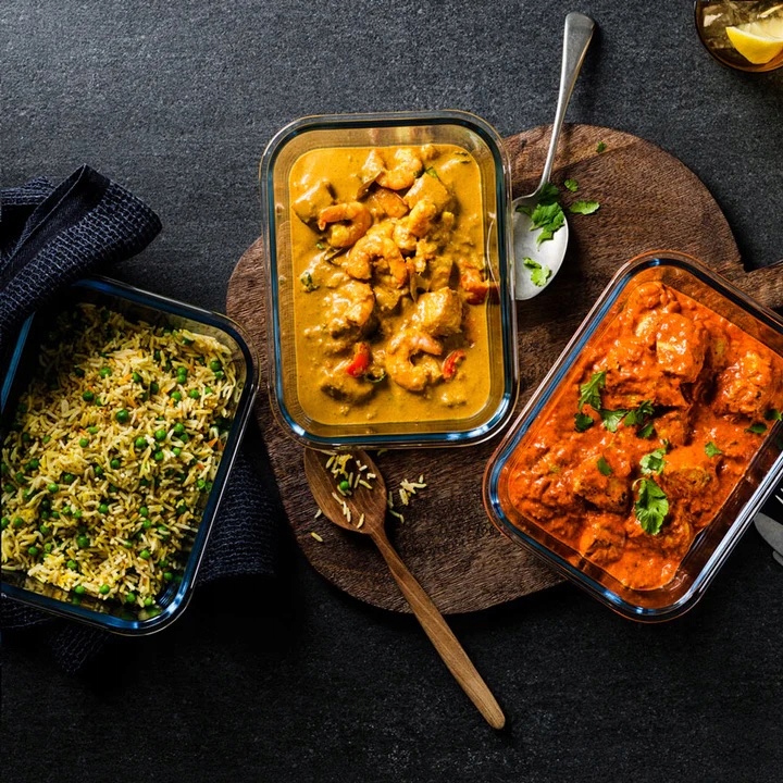 LUNCH BOX Pojemniki na żywność szklane zestaw pojemnik szklany do