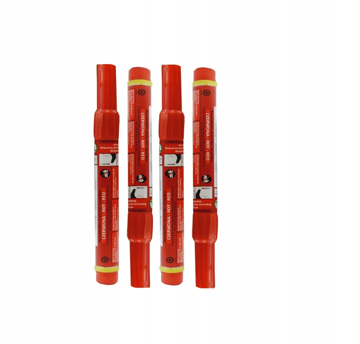 CZERWONA RACA MORSKA METALOWA ELIOS FDF 60s 1 sztuka FLARA DLA KIBICÓW