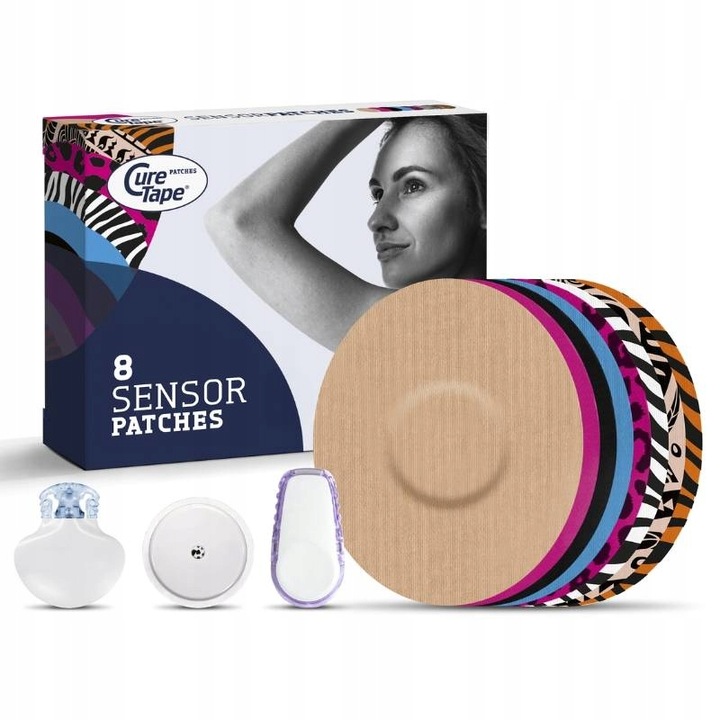 PLASTRY OCHRONNE NA SENSOR CURETAPE CGM do FREESTYLE LIBRE - MIX - 8