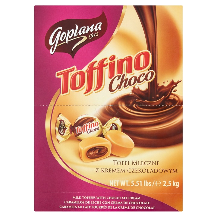 Solidarność Toffino Toffi Goplana mleczne 2,5 kg 2500 g