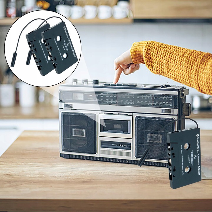 kaseta bluetooth 5.0 do radia adapter transmiter RADIA