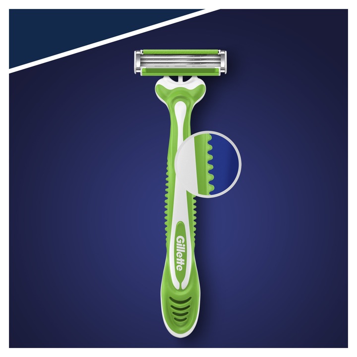 Gillette Blue 3 Plus Sensitive maszynki do golenia 8 sztuk