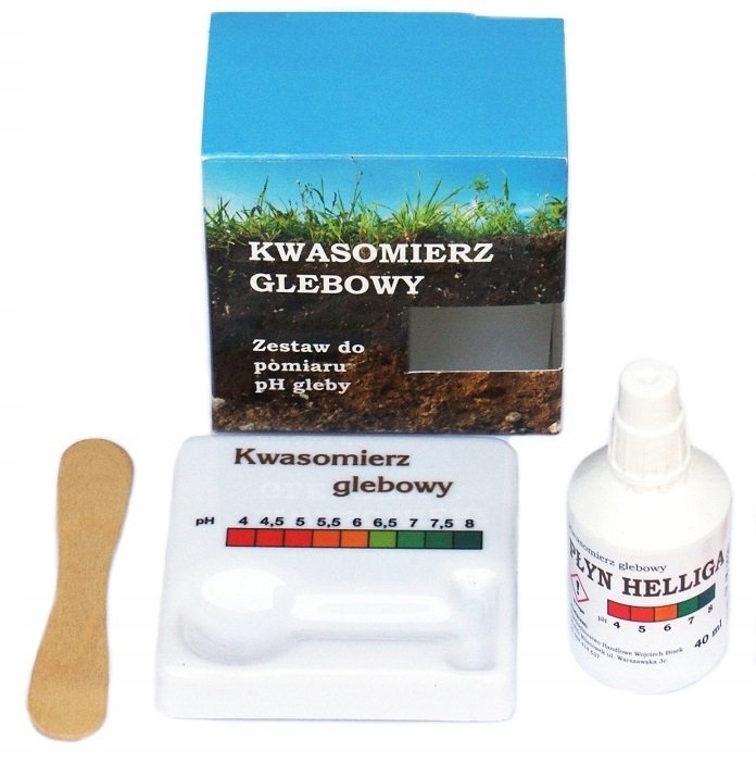 Kwasomierz glebowy plus płyn Helliga
