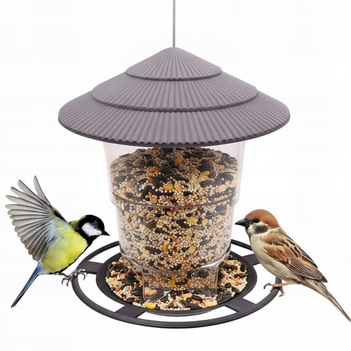 KARMNIK DLA PTAKÓW NA ZIARNO SŁONECZNIK ZBOŻE KARMĘ POKARM WISZĄCY