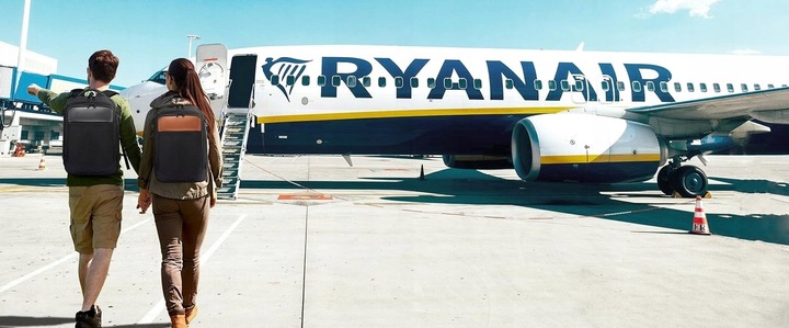 Plecak RYANAIR podróżny 40x25x20 do samolotu lekki bagaż podręczny Solidny