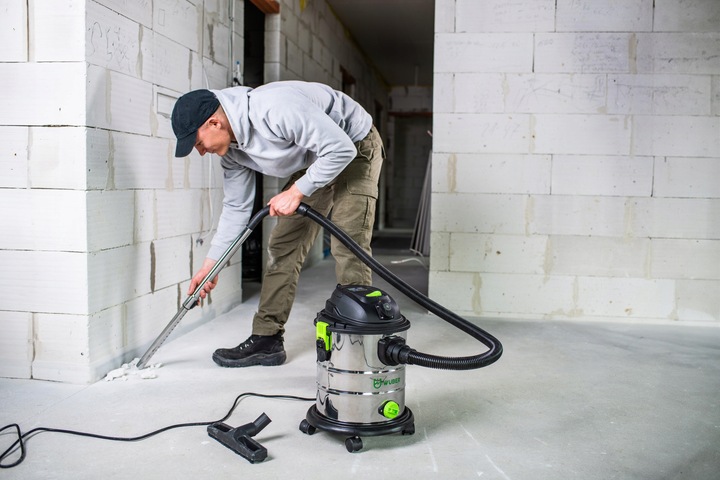 ODKURZACZ PRZEMYSŁOWY WARSZTATOWY MOKRO SUCHO HEPA POPIÓŁ GIPS MOCNY