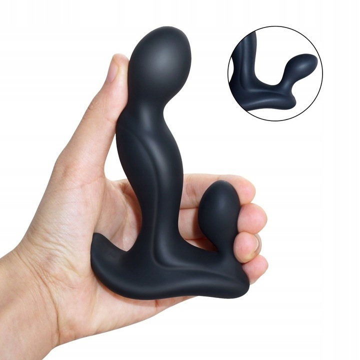 MASAŻER PROSTATY WIBRATOR KOREK ANALNY 3w1 USB