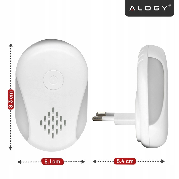 ODSTRASZACZ MYSZY OWADÓW I GRYZONI ULTRADZWIĘKOWY NA KUNY SZCZURY