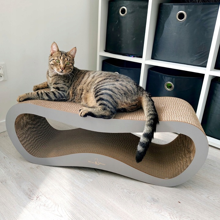 DRAPAK DLA KOTA KARTONOWY DUŻY LEGOWISKO 78x28x24 cm Mruu&Pruu