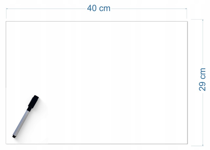 Tablica magnetyczna Notatnik Planer na lodówkę Notes na magnes + PISAK