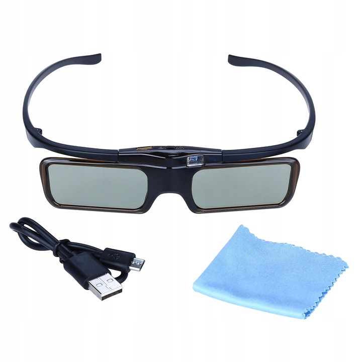 Aktywne Okulary Migawkowe 3D DLP LINK Projektor TV