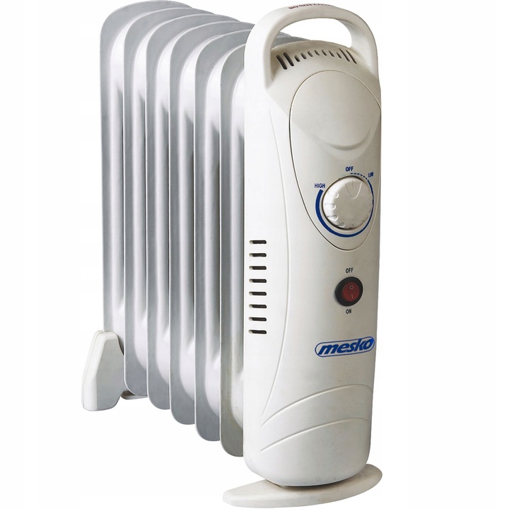 Grzejnik Olejowy Mesko MS 7804 - 7 Żeberek, 800W, Regulacja Temperatury