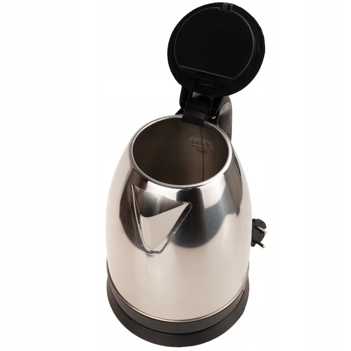 CZAJNIK ELEKTRYCZNY BEZPRZEWODOWY 2 STAL INOX 1800w duży srebrny