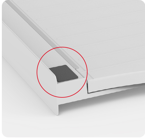 Meliconi Torre Smart L60 Łącznik Pralki Suszarki Uniwersalny z Półką