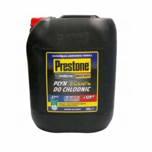 Płyn do chłodnic Prestone Command HD HEAVY DUTY gotowy CZERWONY 20KG