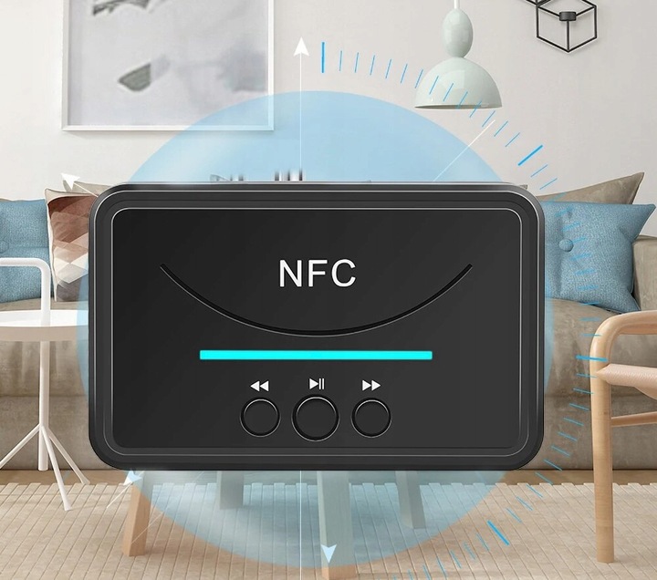 ADAPTER BLUETOOTH DO WIEŻY WZMACNIAC HiFi AUX CHINCH JACK ODBIORNIK