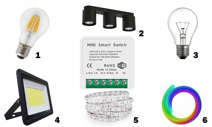 PRZEKAŹNIK WIFI TUYA Włącznik dopuszkowy 16A Smart Life Sterownik światła