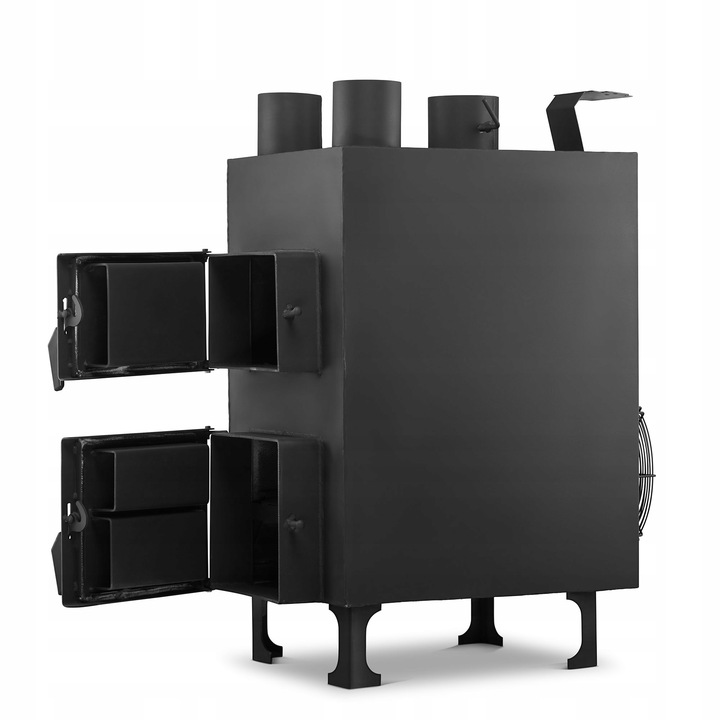 Piec szamotowy z nadmuchem NADMUCHOWY grzewczy WENTYLATOR koza 20kW