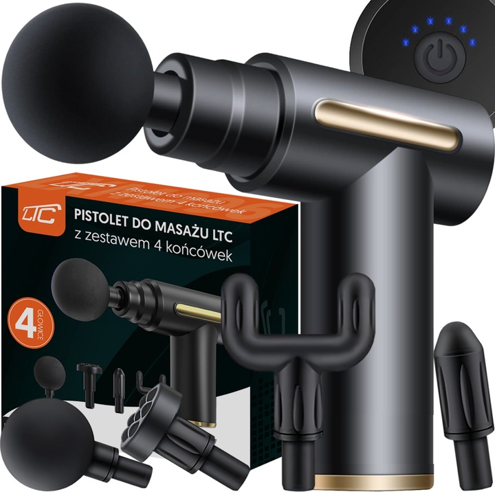 MASAŻER PISTOLET DO MASAŻU PLECÓW KARKU STÓP / MASUJ WSZYSTKIE CZĘŚCI CIAŁA